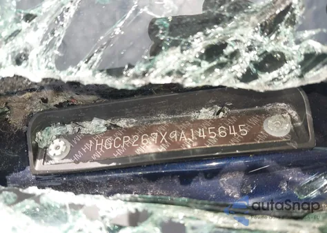 2009 Honda Accord 2.4 Ex z USA, uszkodzony, nr VIN 1HGCP267X9A145645